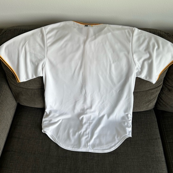 Nike Authentic Pittsburgh Pirates MLB Baseball White Jersey Mens Size Medium - Picture 5 of 5
